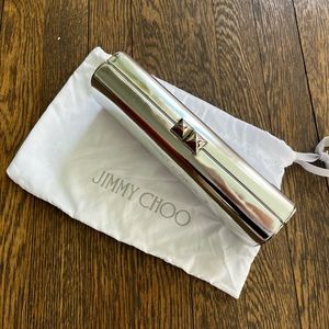 Jimmy Choo silver clutch